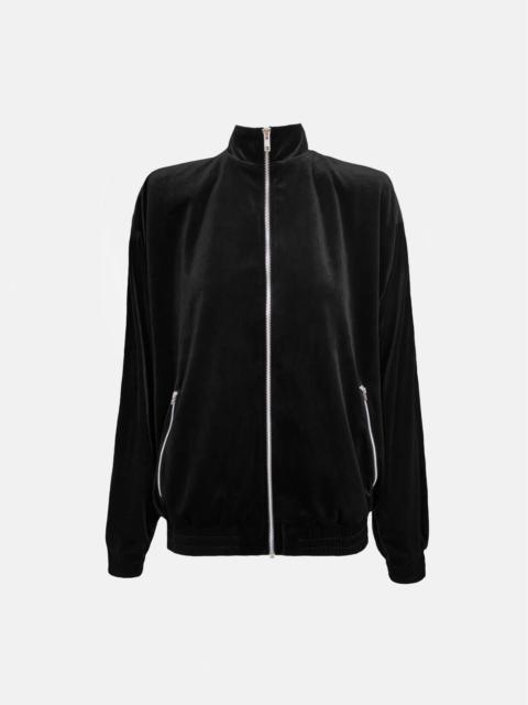 POSTER GIRL S*X TAPE TRACKSUIT JACKET VELOUR BLACK