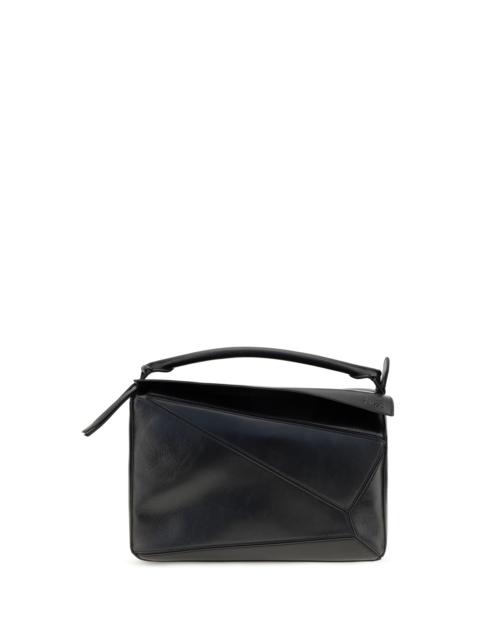 Loewe Loewe Men Large Paper-Effect Calfskin Puzzle Handbag