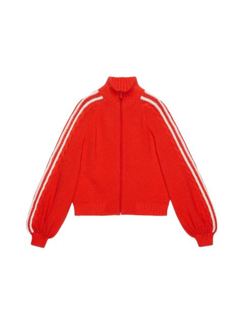 GUCCI Gucci x adidas Zip Jacket Red