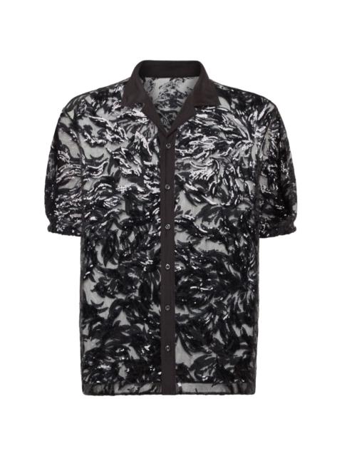 DSQUARED2 sequin embellishment shirt