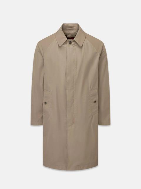 GLOVERALL Men's Blake Raincoat with Detachable Warmer Beige