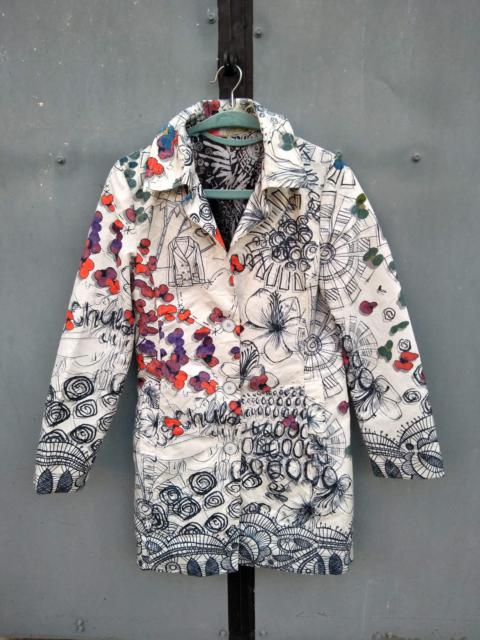 Other Designers Desigual - LEFT BUTTONED LIGHT JACKETS OVERPRINTED