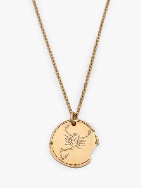 Victoria Beckham Scorpio Zodiac Necklace