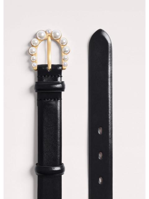 ME+EM Faux Pearl Buckle Belt