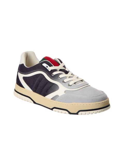 GUCCI Gucci Re-Web GG Canvas & Leather Sneaker