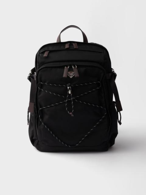 Prada Re-Nylon and leather backpack