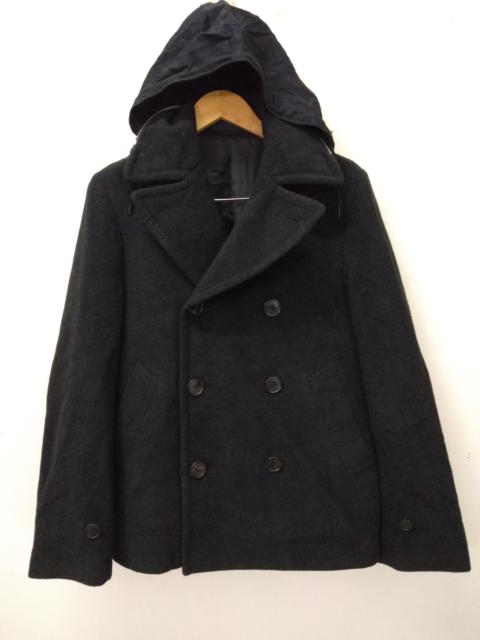 Other Designers Cabane De Zucca - Wool coat with Hoodie