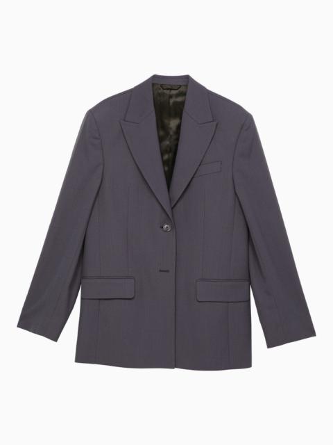 Acne Studios Blue single-breasted jacket in wool blend