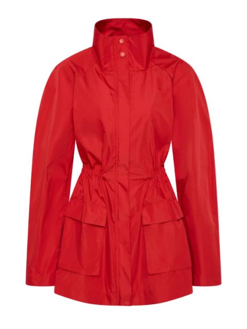 ST. AGNI Paper Taffeta Parka in Red