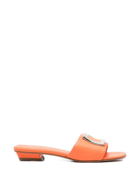 Roger Vivier Roger Vivier Women Leather Flat Sandals