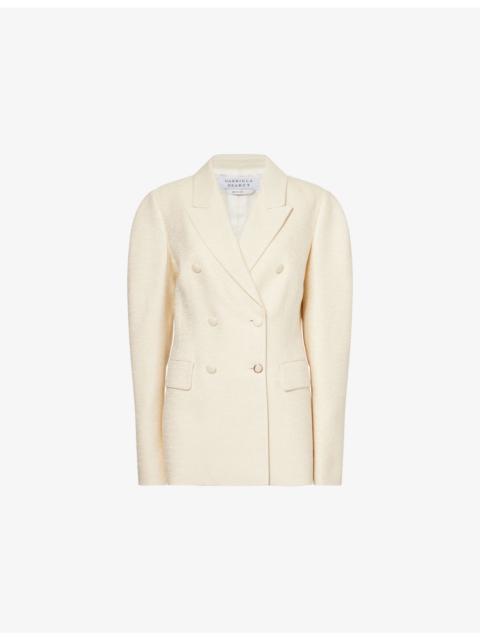 GABRIELA HEARST Sedna Double-Breasted Silk Blazer