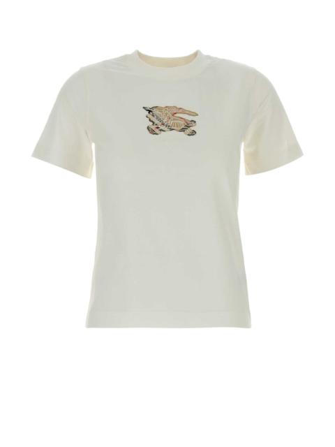 Burberry Burberry Women White Cotton T-Shirt