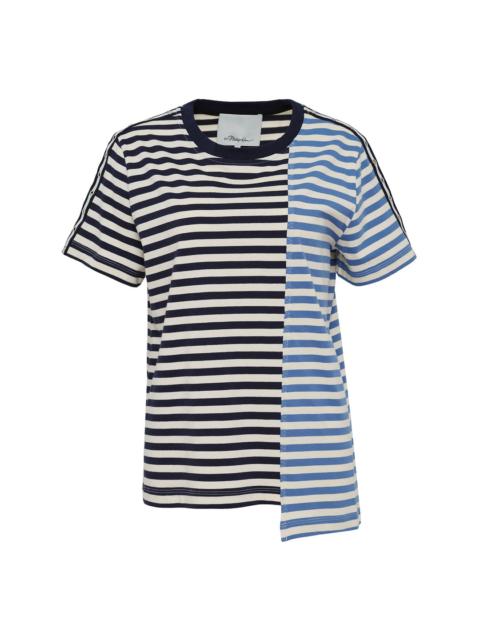 3.1 Phillip Lim Stripe Patchwork T-Shirt