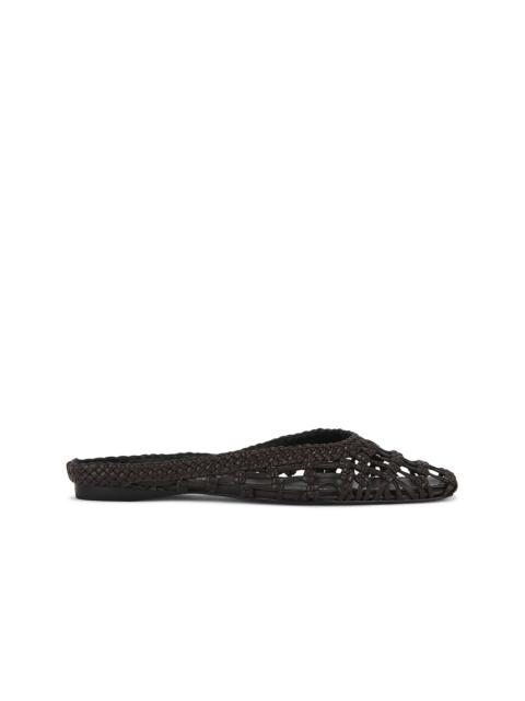 STAUD Otto Hand-Knotted Flat Mule