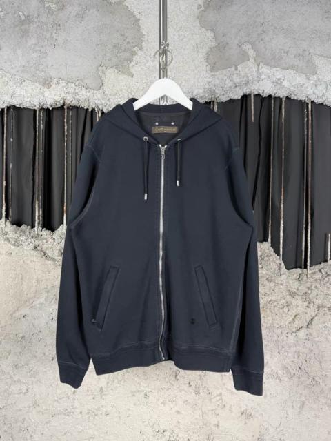 Louis Vuitton Louis Vuitton Black Cotton Hooded Zip-Up Hoodie