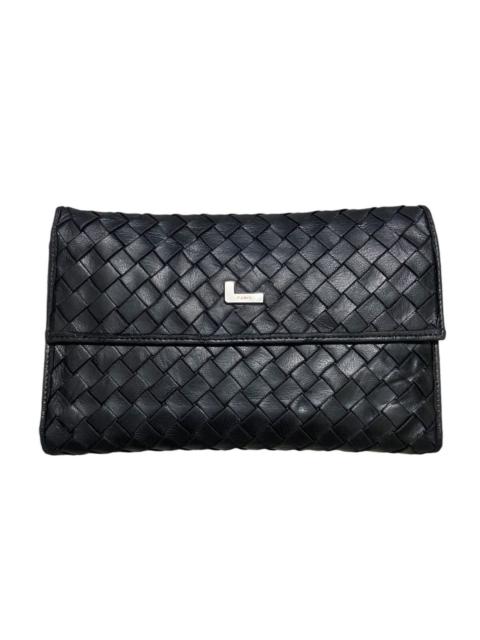 Bottega Veneta Lancel Paris Long Wallet Genuine Leather
