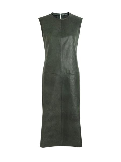 STOULS Stouls Caro Python-effect Stretch-leather Midi Dress