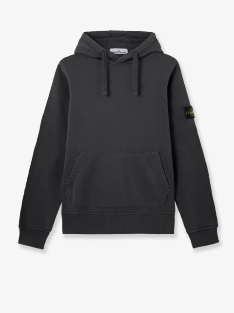 Stone Island Stone Island Cotton Sweatshirt With Side Logo Patch