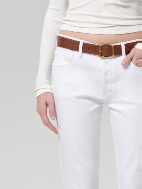 Citizens of Humanity Emerson Slim Boyfriend 27"
In Soft White