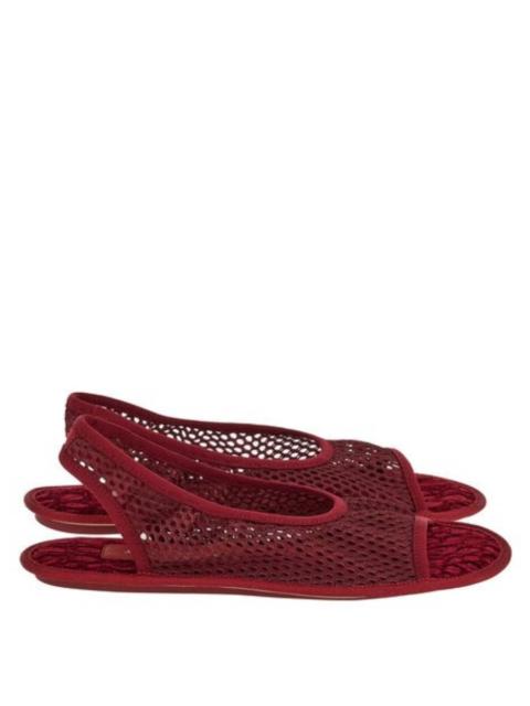FERRAGAMO Ferragamo Anio Mesh Slingback Sandals, Size 7 C