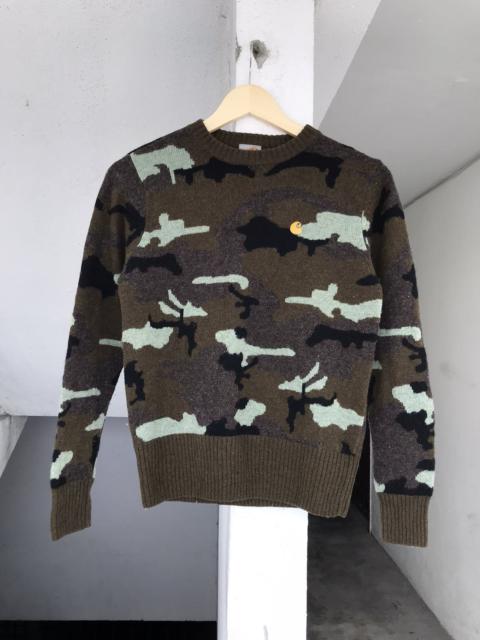 Other Designers Vintage - Carhartt Camo Wool Sweater