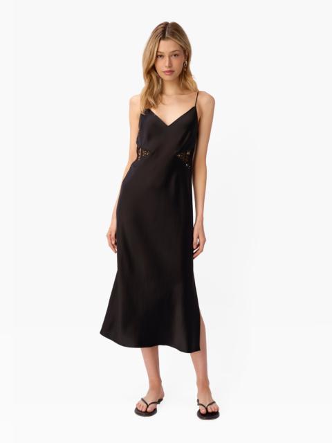 CAMI NYC CARLI MIDI DRESS BLACK