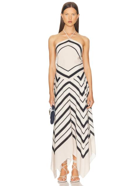 SIMKHAI Hera Halter Midi Dress
