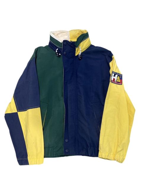 Other Designers Vintage 90s Tommy Hilfiger Iconic Colour Block Jacket