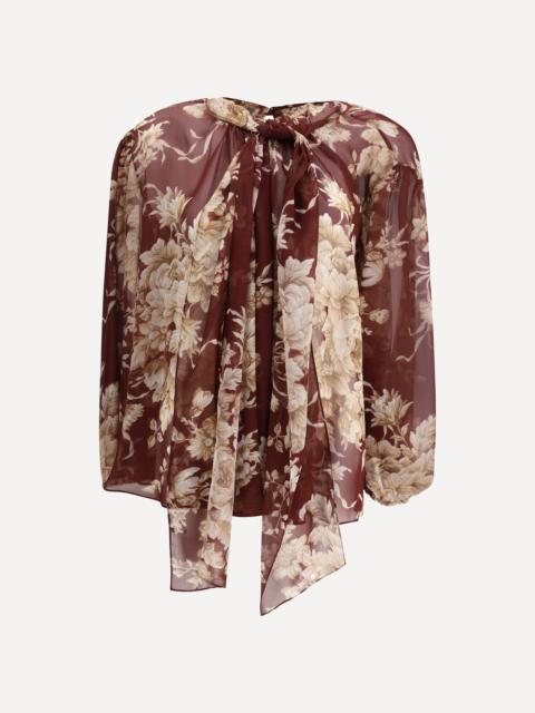 Dolce & Gabbana Silk chiffon floral Shirt