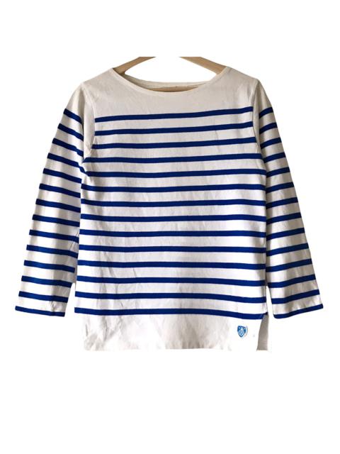 Other Designers Vintage - Authentic Vintage Orcival France Nautical Sail Border Raglan
