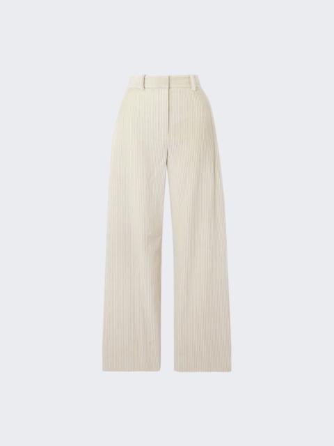 Proenza Schouler Lidie Pant In Corduroy Ecru