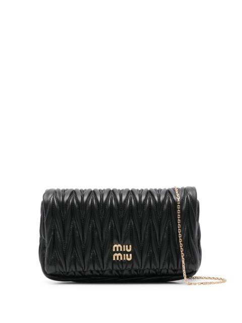 Miu Miu Women Matelassé Leather Mini Bag