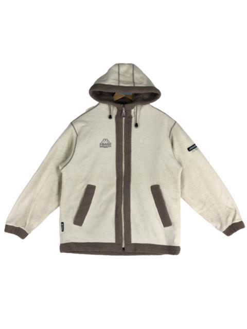 Other Designers Vintage - Vintage Kappa Fleece Jacket With Hoodie