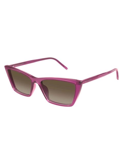 SAINT LAURENT Saint Laurent Ladies Black Square Sunglasses SL737MICATHIN 006