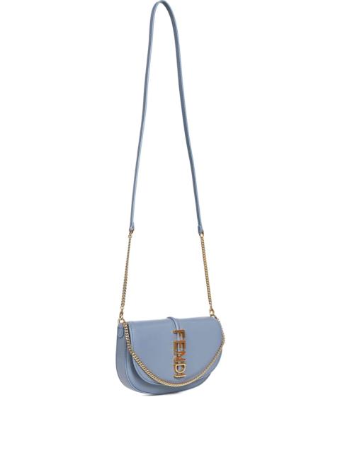 FENDI Fendi Lettering Chain Cross Body Bag