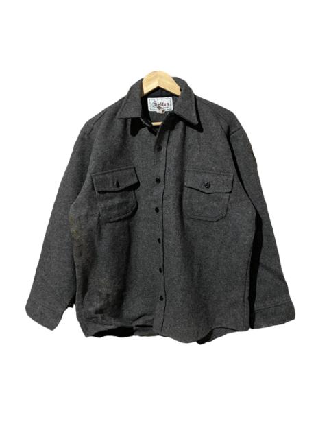 Other Designers Vintage - 🔥SALE🔥VINTAGE MELTON MADE IN USA WOOL FABRIC