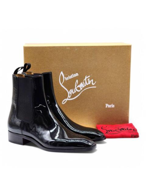 Christian Louboutin Christian Louboutin Samson Patent Leather Boots - Black - EU 42.5 / US 9.5 $1395