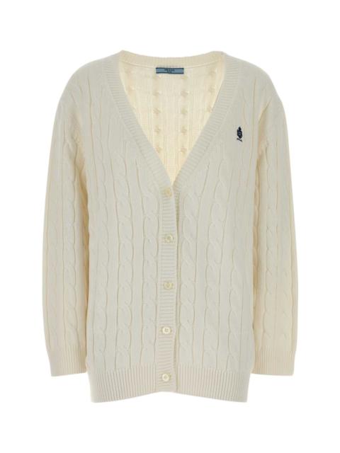 Prada Prada Women White Cotton Cardigan