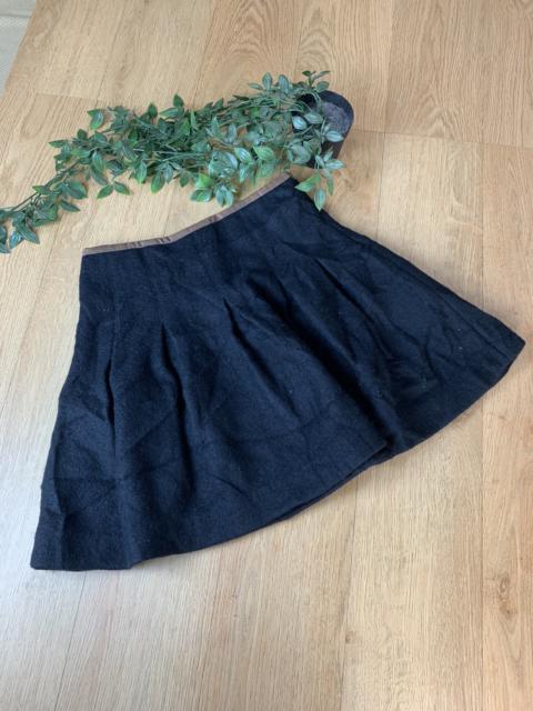 Ralph lauren wool leather mini skirts nice design