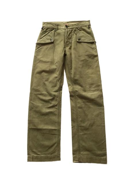 Other Designers KATO BUCKLE BACK CARGO PANTS