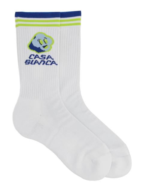 CASABLANCA Casablanca Men "Blue Cc Smile" Socks