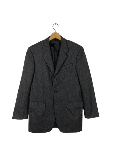 Other Designers Vintage Prada Wool Blazer Size 46 Dark Grey Colour