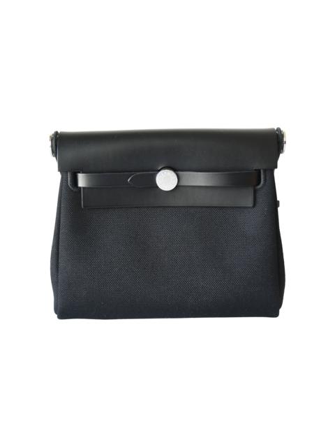 Hermès Hermes Mini Herbag Palladium Hardware Black