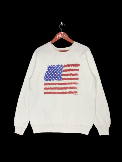 Other Designers Vintage 90s American Flag Sweatshirt