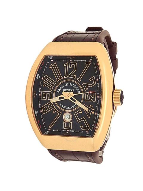 FRANCK MULLER Pre-owned Franck Muller Vanguard Automatic Black Dial Men's Watch V 45 SC DT