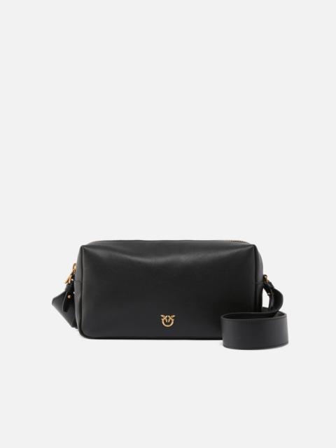 PINKO HORIZONTAL BAG MEDIUM SHOULDER BAG IN LEATHER
