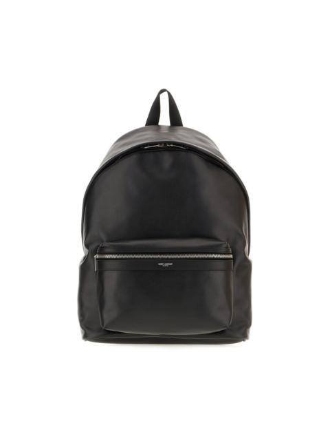 SAINT LAURENT Saint Laurent Black Leather Backpack