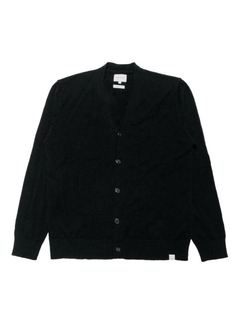 NORSE PROJECTS Standard Merino Lambswool Cardigan Black