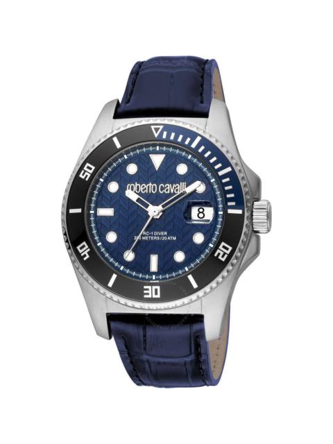 Roberto Cavalli Roberto Cavalli Fashion Watch Quartz Blue Dial Men's Watch RC5G042L0025