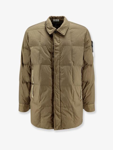 Stone Island Stone Island Garment Dyed Crinkle Reps Jacket Green